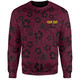 Brisbane Broncos Sweatshirt - Scream With Tropical Patterns