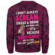 Cane Toads Sport Sweatshirt - Scream With Tropical Patterns