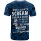 Canterbury-Bankstown Bulldogs T-Shirt - Scream With Tropical Patterns