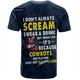 North Queensland Cowboys T-Shirt - Scream With Tropical Patterns