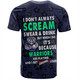 New Zealand Warriors Sport T-Shirt - Scream With Tropical Patterns