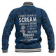 Canterbury-Bankstown Bulldogs Baseball Jacket - Scream With Tropical Patterns