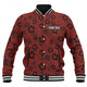 St. George Illawarra Dragons Baseball Jacket - Scream With Tropical Patterns