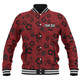 Redcliffe Dolphins Baseball Jacket - Scream With Tropical Patterns
