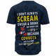 North Queensland Cowboys Baseball Shirt - Scream With Tropical Patterns