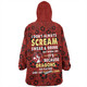 St. George Illawarra Dragons Snug Hoodie - Scream With Tropical Patterns