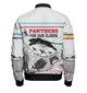 Penrith Panthers Naidoc Week Custom Bomber Jacket - NAIDOC WEEK 2023 Indigenous Inspired For Our Elders Theme (White)