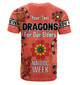 St. George Illawarra Dragons Naidoc Week T-Shirt - NAIDOC WEEK 2023 Indigenous Inspired For Our Elders Theme