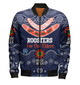 Sydney Roosters Naidoc Week Custom Bomber Jacket - NAIDOC WEEK 2023 Indigenous Inspired For Our Elders Theme (White)