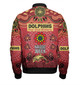 Redcliffe Dolphins Naidoc Week Custom Bomber Jacket - NAIDOC WEEK 2023 Indigenous Inspired For Our Elders Theme (White)
