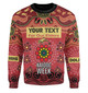 Redcliffe Dolphins Naidoc Week Custom Sweatshirt - NAIDOC WEEK 2023 Indigenous Inspired For Our Elders Theme (White)