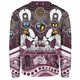 Manly Warringah Sea Eagles Sweatshirt - NAIDOC Week 2023 Indigenous For Our Elders