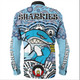 Cronulla-Sutherland Sharks Naidoc Week Long Sleeve Shirt - Aboriginal Inspired For Our Elders NAIDOC Week 2023