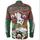 South Sydney Rabbitohs Long Sleeve Shirt - Aboriginal Inspired For Our Elders NAIDOC Week 2023