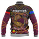 Brisbane Broncos Naidoc Week Baseball Jacket - Aboriginal For Our Elder NAIDOC Week 2023