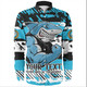 Cronulla-Sutherland Sharks Long Sleeve Shirt - Theme Song Inspired