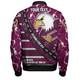 Manly Warringah Sea Eagles Bomber Jacket - Theme Song For Rugby With Sporty Style