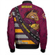 Brisbane Broncos Bomber Jacket - Theme Song For Rugby With Sporty Style