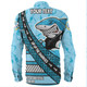 Cronulla-Sutherland Sharks Long Sleeve Shirt - Theme Song For Rugby With Sporty Style