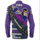 Melbourne Storm Long Sleeve Shirt - Theme Song For Rugby With Sporty Style