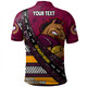 Brisbane Broncos Polo Shirt - Theme Song For Rugby With Sporty Style