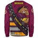 Brisbane Broncos Sweatshirt - Theme Song For Rugby With Sporty Style