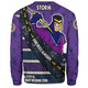 Melbourne Storm Sweatshirt - Theme Song For Rugby With Sporty Style