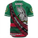 South Sydney Rabbitohs Baseball Shirt - Theme Song For Rugby With Sporty Style