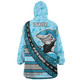 Cronulla-Sutherland Sharks-Sutherland Sharks Snug Hoodie - Theme Song For Rugby With Sporty Style