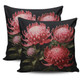 Australia Waratah Pillow Covers - Red Waratah Flowers Fine Art Ver1 Pillow Covers