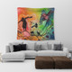 Australia Aboriginal Tapestry - The Dream Time Spiritual Colourful Aboriginal Style Acrylic Desgin Tapestry