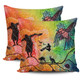 Australia Aboriginal Pillow Covers - The Dream Time Spiritual Colourful Aboriginal Style Acrylic Desgin Pillow Covers