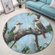 Australia Kookaburra Round Rug - Laughing Kookaburras Round Rug