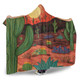 Australia Travelling Hooded Blanket - Australian Desert Hooded Blanket