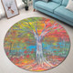 Australia Gumtree Round Rug - Gumtree Dreaming  Round Rug