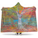 Australia Gumtree Hooded Blanket - Gumtree Dreaming  Hooded Blanket