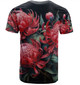 Australia Waratah T-shirt - Red Waratah Flowers Fine Art Ver2 T-shirt