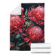 Australia Waratah Blanket - Red Waratah Flowers Fine Art Ver2 Blanket