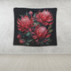 Australia Waratah Tapestry - Red Waratah Flowers Fine Art Ver2 Tapestry