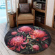 Australia Waratah Round Rug - Red Waratah Flowers Fine Art Ver3 Round Rug