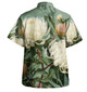 Australia Waratah Hawaiian Shirt - White Waratah Flowers Fine Art Ver1 Hawaiian Shirt