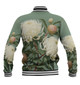 Australia Waratah Baseball Jacket - White Waratah Flowers Fine Art Ver1 Baseball Jacket