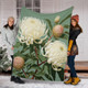 Australia Waratah Blanket - White Waratah Flowers Fine Art Ver1 Blanket