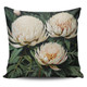 Australia Waratah Pillow Covers - White Waratah Flowers Fine Art Ver2 Pillow Covers