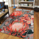 Australia Waratah Area Rug - Red Orange Waratah Flowers Art Area Rug