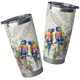 Australia Rainbow Lorikeets Tumbler - Rainbow Lorikeets Birds Art Tumbler