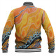 Australia Aboriginal Baseball Jacket - Indigenous Aboriginal Art Dot Baseball Jacket