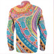 Australia Aboriginal Long Sleeve Shirts - Aboriginal Colourful Dots Art Inspired Long Sleeve Shirts