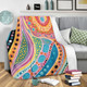 Australia Aboriginal Blanket - Aboriginal Colourful Dots Art Inspired Blanket