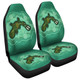 Australia Aboriginal Car Seat Covers - Green Platypus Aboriginal Art Inspired Car Seat Covers